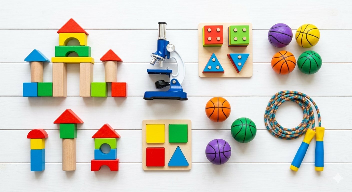 Must have kids toys collection featuring educational blocks, STEM kits, interactive puzzles, and outdoor games